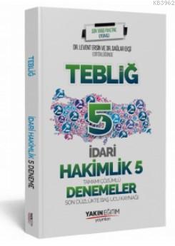 İadri Hakimlik Tebliğ 5 Deneme Yakın Eğitim Yayınları 2019 Ali Coşkun