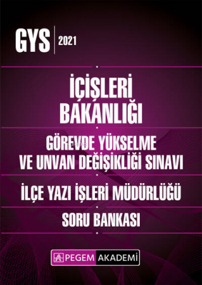 İçişleri Bakanlığı Görevde Yükselme Ve Unvan Değişikliği İlçe Yazı İşleri Müdürlüğü Soru Bankası