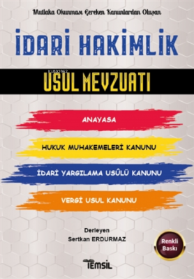 Idari Hakimlik Usul Mevzuatı