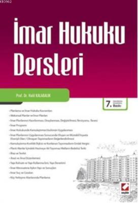 İmar Hukuku Dersleri