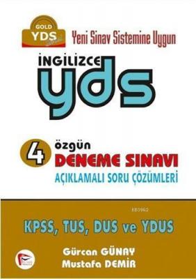 İngilizce YDS 4 Özgün Deneme Sınavı Açıklamalı Soru Çözümleri Gürcan G