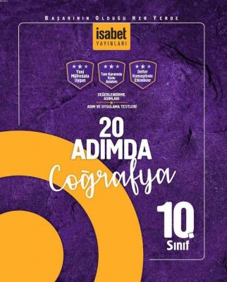 İsabet Yayınları 10. Sınıf 20 Adımda Coğrafya Konu Özetli Soru Bankası İsabet