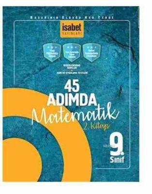 İsabet Yayınları 9. Sınıf 45 Adımda Matematik 2. Kitap İsabet