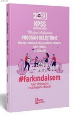 İsem 2021 KPSS Eğitim Bilimleri Program Geliştirme 21 Deneme