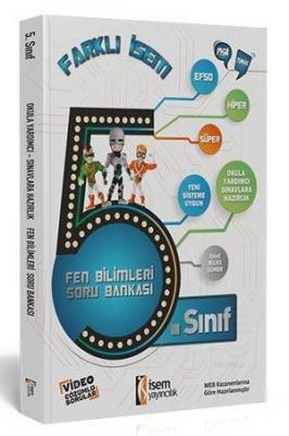 İsem Yayıncılık 2019 Farklı İsem 5. Sınıf Fen Bilimleri Soru Bankası