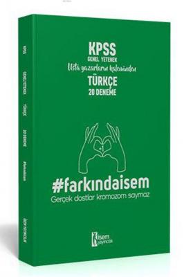 İsem Yayınları 2020 KPSS Türkçe Farkındaİsem 20 Deneme Kolektif