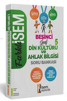 İsem Yayınları 5. Sınıf Din Kültürü ve Ahlak Bilgisi Soru Bankası İsem