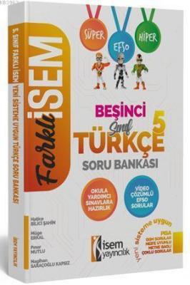 İsem Yayınları 5. Sınıf Türkçe Soru Bankası İsem