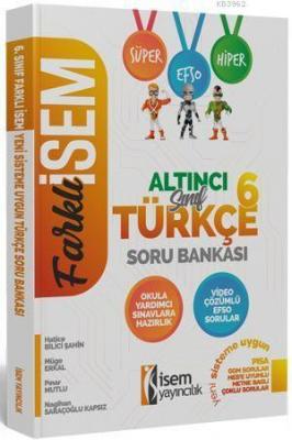 İsem Yayınları 6. Sınıf Türkçe Soru Bankası İsem