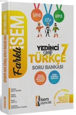 İsem Yayınları 7. Sınıf Türkçe Soru Bankası İsem