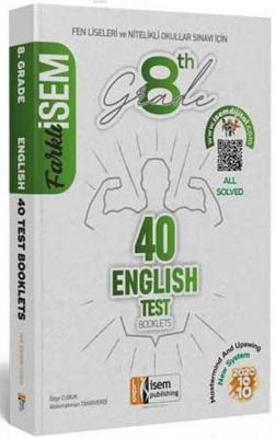 İsem Yayınları 8. Sınıf LGS İngilizce 40 Deneme Sınavı İsem Abdurrahma