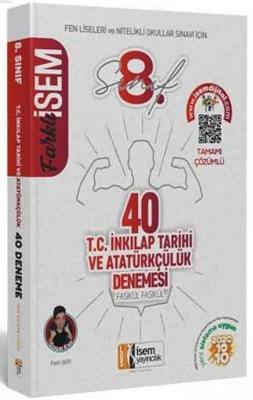İsem Yayınları 8. Sınıf LGS T.C. İnkılap Tarihi ve Atatürkçülük 40 Den
