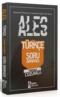 İsem Yayınları ALES Türkçe Tamamı Çözümlü Soru Bankası Kolektif