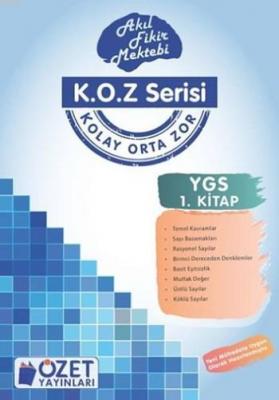 K.O.Z Serisi Ygs Matematik 1