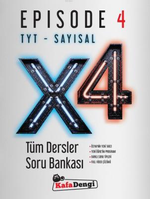 Kafa Dengi Yayınları TYT Tüm Dersler Sayısal Episode 4. Kitap Soru Ban