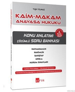 Kaim Makam Anayasa Hukuku Konu Özetli Soru Bankası