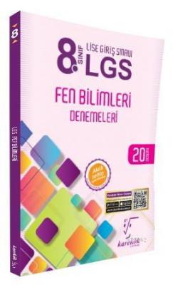 Karekök Yayınları 8. Sınıf LGS Fen Bilimleri 20 Deneme Karekök