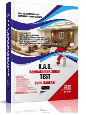 KAS Kaymakamlık Sınavı Test Soru Bankası 2022