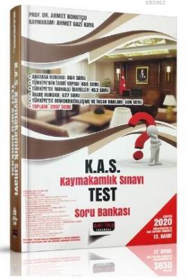 KAS Kaymakamlık Sınavı Test Soru Bankası Ahmet Nohutçu