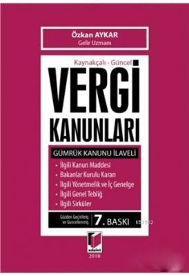 Kaynakçalı - Güncel Vergi Kanunları