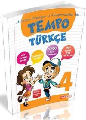 Kırmızı Beyaz Yayınları 4. Sınıf Tempo Türkçe Kırmızı Beyaz