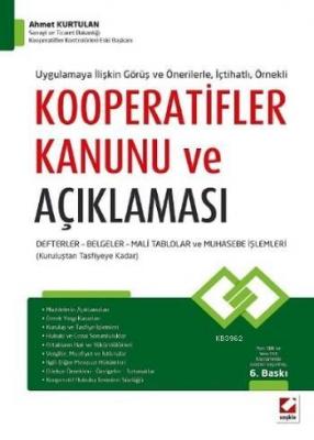 Kooperatifler Kanunu ve Açıklaması (Ciltli)