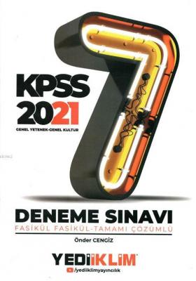KPSS 2021 Genel Yetenek-Genel Kültür Tamamı Çözümlü 7'li Deneme Sınavı