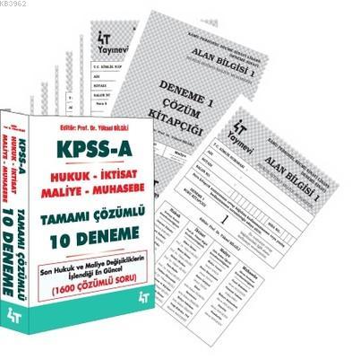 KPSS A Tamamı Çözümlü 10 Deneme Kolektif