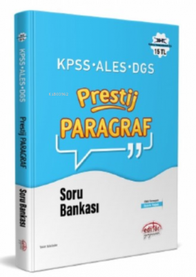KPSS - ALES - DGS PRESTİJ Paragraf Soru Bankası Jule Aslan