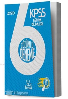 KPSS Eğitim Bil. 6 Çözümlü Deneme 2020