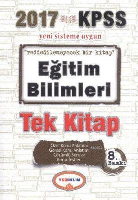 KPSS Eğitim Bilimleri Konu Anlatımlı Tek Kitap 2017