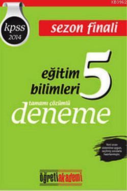 KPSS Eğitim Bilimleri Tamamı Çözümlü 5 Deneme