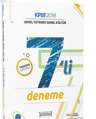KPSS Genel Yetenek Genel Kültür Tamamı Çözümlü 7li Deneme Kolektif