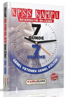 KPSS Kampı Ortaöğretim Ön Lisans 7 Günde 7 Deneme Kolektif