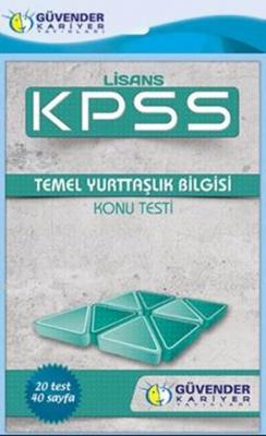KPSS Lisans Temel Yurttaşlık Bilgisi Konu Testi Kolektif