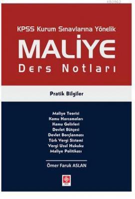 KPSS Maliye Ders Notları