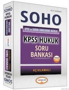 KPSS Soho Hukuk Soru Bankası Recep Kahraman