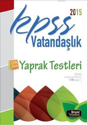 KPSS Vatandaşlık Çek Kopar Yaprak Test 2015 Kolektif