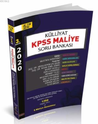 Külliyat KPSS Maliye Soru Bankası Savaş Yayınları 20 Mustafa Karadeniz