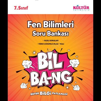 Kültür Yayınları 7. Sınıf Bil Bang Fen Bilimleri Soru Bankası Kültür K