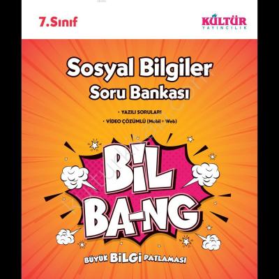Kültür Yayınları 7. Sınıf Bil Bang Sosyal Bilgiler Soru Bankası Kültür