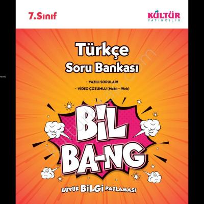 Kültür Yayınları 7. Sınıf Bil Bang Türkçe Soru Bankası Kültür Kolektif