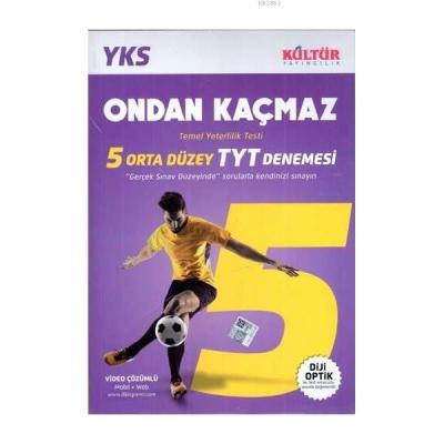 Kültür Yayınları TYT Ondan Kaçmaz 5 Orta Düzey Denemesi Kültür Kolekti