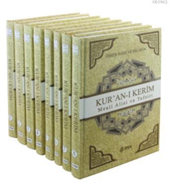 Kuran-ı Kerimin Türkçe Meali ve Tefsiri 8 Cilt Takım Ömer Nasuhi Bilme