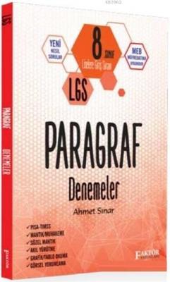 LGS 8. Sınıf Paragraf Denemeler Ahmet Sınar