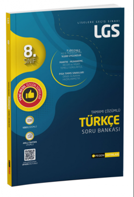 LGS Türkçe Tamamı Çözümlü Soru Bankası Kolektif
