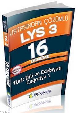 LYS - 3 16 Deneme Türk Dili ve Edebiyatı-Coğrafya 1 Komisyon