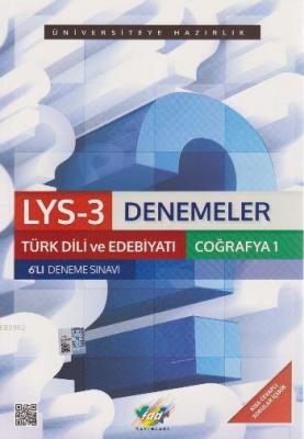 LYS 3 Denemeler Türk Dili ve Edebiyatı Coğrafya 1 6lı Deneme Kolektif