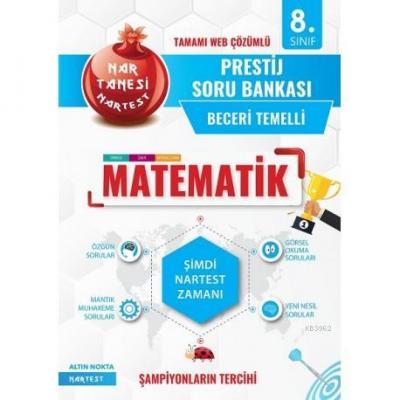 Nartest Yayınları 8. Sınıf LGS Matematik Nar Tanesi Prestij Soru Banka