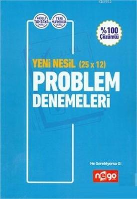 Nego Yayınları YKS Yeni Nesil 25x12 Problem Denklemleri Nego Kolektif